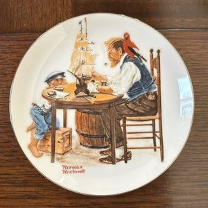 For A Good Boy Norman Rockwell Collectible Plate